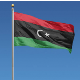 outdoor hanging libya flag polyester material country libya flag