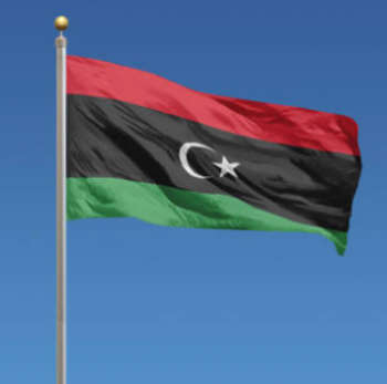 Standard size nation flag Libya country flag