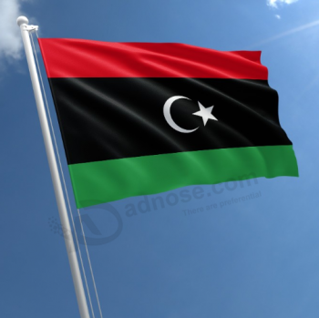 Ливия национальный баннер Ливия флаг страны баннер