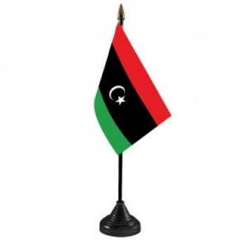 Mini Office dekorative Libyen Tischplatte Flagge Großhandel