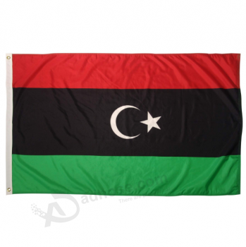 장식 3x5ft 리비아 국기 리비아 국가 배너
