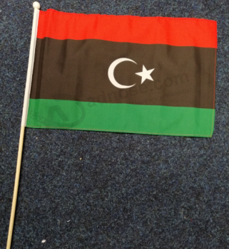 Libyen-Landhandflagge Libyen-Handflaggen