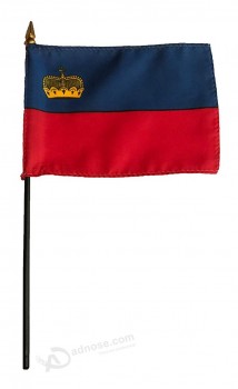 маленький 4 X 6 дюймов мини 4x6 дюймов миниатюрный настольный и настольный флаг с палкой из полиэстера - Европа GR