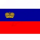 Om het even welke grootte om het even welke kleur aangepaste vlag van het land van Liechtenstein