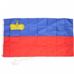 2019 ventas calientes impresión personalizada banderas nacionales de Liechtenstein