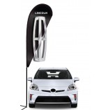 Lincoln 3d Double-sided Teardrop Flag Kit with all kinds of sizes