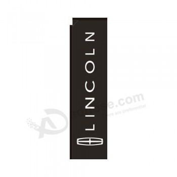bandera de rectángulo de concesionario de lincoln con alta calidad