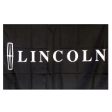 Lincoln auto logo woorden polyester 2 'x 3' huisvlag