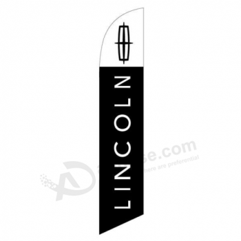 Lincoln 12ft Stock Feather Flag Kit with Pole and Spike