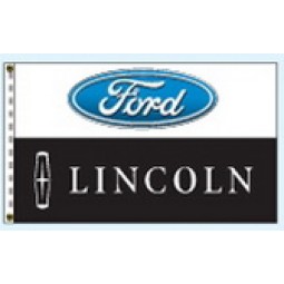 Custom Stock Dealer Logo Flags - Ford/Lincoln (3'x5'), Price/piece