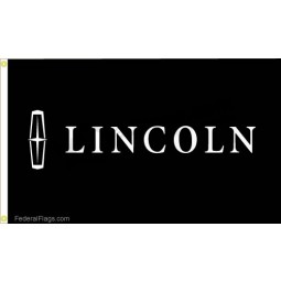 Fabrik benutzerdefinierte Lincoln Logo Flagge mit hoher Qualität