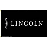 Lincoln logo vlag op maat gemaakt met hoge kwaliteit
