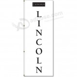 3x8 ft. Verticale Lincoln-logovlag met hoge kwaliteit