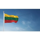 aangepaste zeefdruk digitaal gedrukt verschillende soorten verschillende grootte 2x3ft 4x6ft 3x5ft land nationale Litouwse vlag