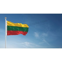 custom silk screen printed digital printed different types different size  2x3ft 4x6ft 3x5ft  country national lithuanian flag