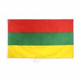 wholesale stock 3x5 Fts national pride Red green yellow flag of lithuania