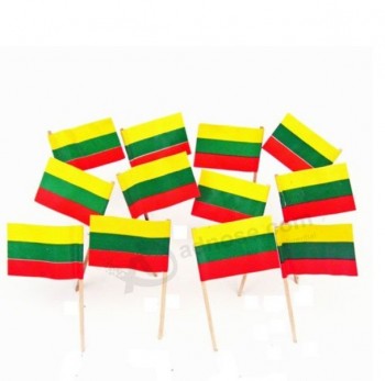lituania papel bandera poliéster 3 pies x 5 pies en stock