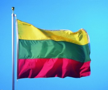 リトアニア3x5ft / 90 * 150cm吊りリトアニア旗