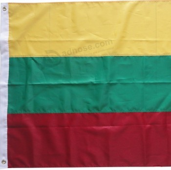 bandeira nacional lituana de qualidade em tamanhos personalizados