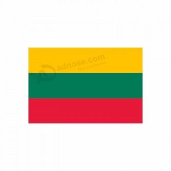 Elección de impresión completa decoración del país 3X5 bandera de Lituania, celebración personalizada bandera de Lituania
