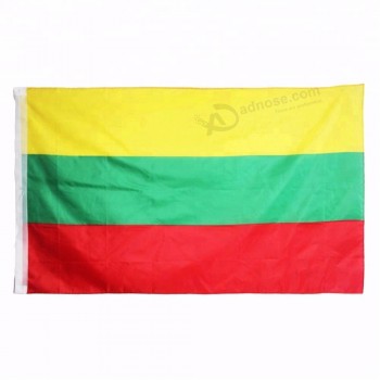 vlag van polyester, digitale print, litouwen, vlag van 3x5 LTU