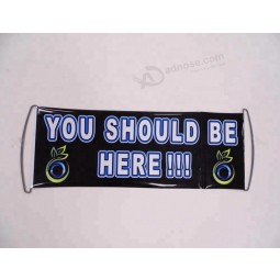 Hand einziehbare Hand rollende Flagge Fan Scrolling Banner