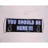 hand intrekbare hand rollende vlag Fan scrollen banner