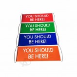 impresión personalizada mini PET roll Up pull Up banner retráctil manual con poste de plástico