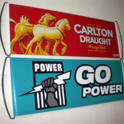 Werbeartikel billig Indoor / Outdoor Hand Pull Flag Banner Hand Scrolling Flagge