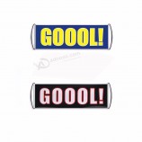 promotionele reclame hand scrollen rollende banner hand held intrekbare ventilator banner