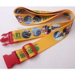 Promotional custom made luggage strap with buckle