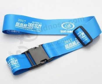 high quality nylon luggage belts logo suitcase luggage travel belt