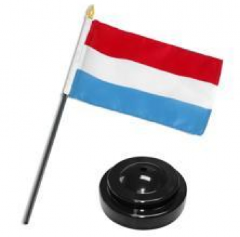 Mini oficina decorativa bandera de mesa de luxemburgo al por mayor