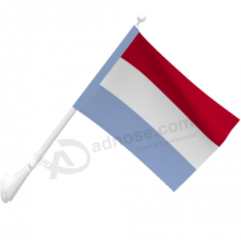 country luxembourg national wall mounted flag banner