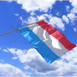 luxemburg nationale kant vlag van Luxemburg land stok vlag