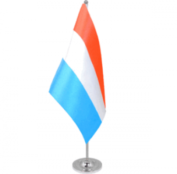 룩셈부르크 테이블 국기 룩셈부르크 바탕 화면 플래그