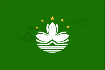 etiqueta engomada de la etiqueta del vinilo de la bandera de macao múltiples tamaños para elegir