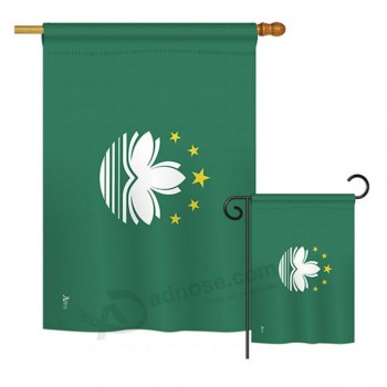 macao - colección de banderas decorativas de impresiones