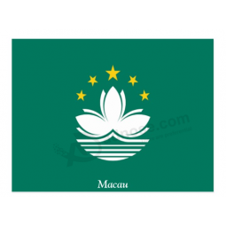 flagge von macau postkarte mit hoher qualität und günstigen preis