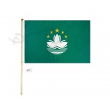 superstore all'ingrosso americano 3x5 3'x5 'bandiera poliestere macao con asta bandiera 5' (piede) Kit con staffa per montaggio a parete e viti