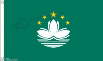 china região de macau 5'x3 'bandeira com alta qualidade
