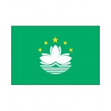 3英尺 x 5英尺 澳门国旗与画布标题