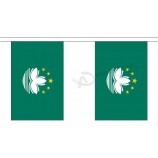 china macau region string 30 bandeira material de poliéster bunting - 9m (30 ') de comprimento