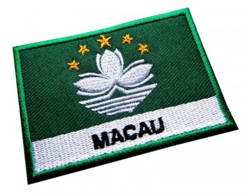 bandeira nacional macau de macau macao Costurar no remendo