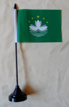 bandera de escritorio de mesa de macao