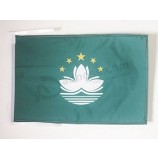 flag macau flag cabos de 18 '' x 12 '' - pequenas bandeiras macaenses 30 x 45cm - banner 18x12 pol