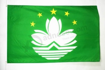 FLAG Macau Flag 3' x 5' - Macanese Flags 90 x 150 cm - Banner 3x5 ft