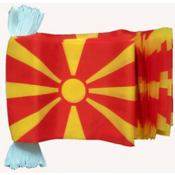 Mazedonien Land Bunting Flag Banner zum Feiern