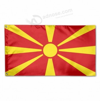 china supplier macedonia banner macedonia country flag banner