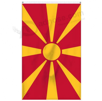 Heiße Verkaufsmazedonien-Fahnenflaggenmazedonien-Landesflagge